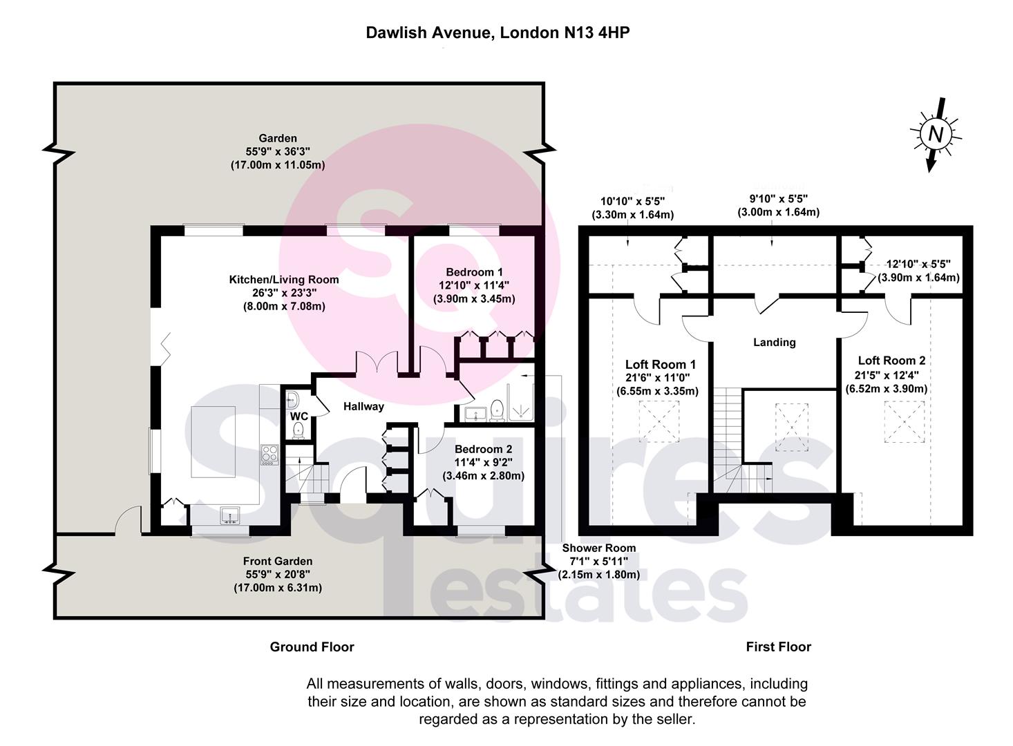 Floorplan for Dawlish Avenue, London