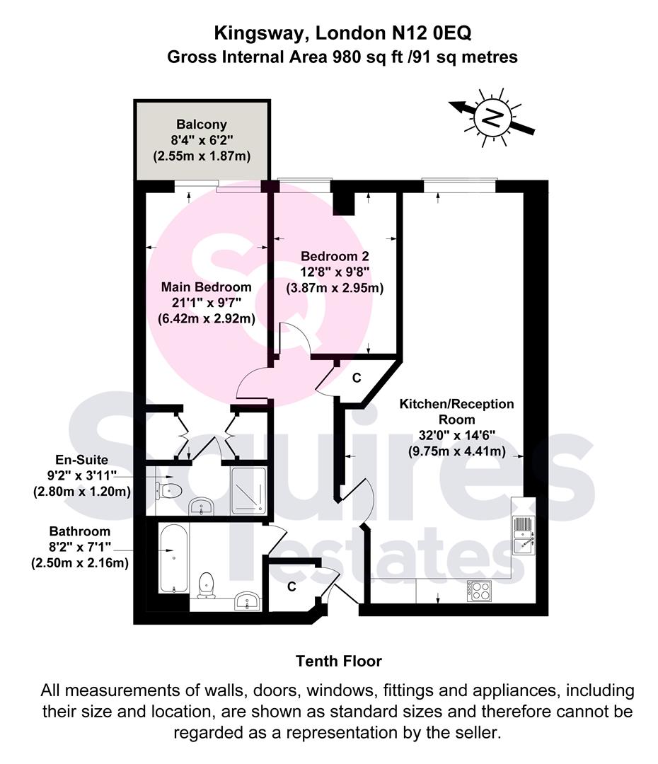 Floorplan for Kingsway, London