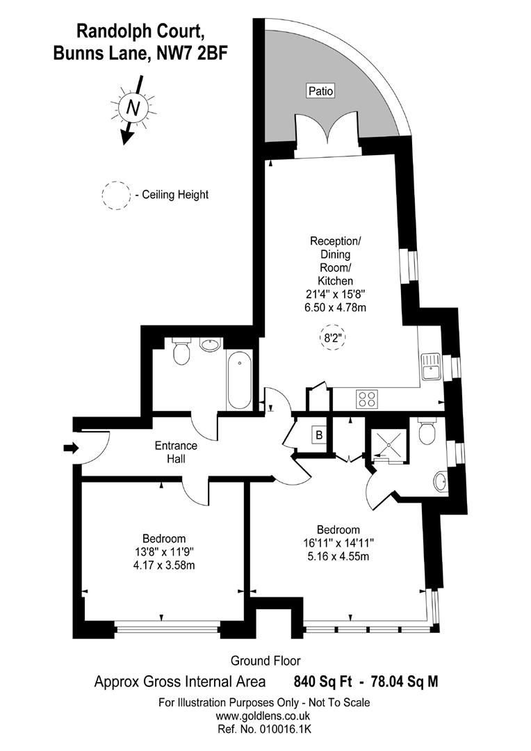 Floorplan for Bunns Lane, Mill Hill