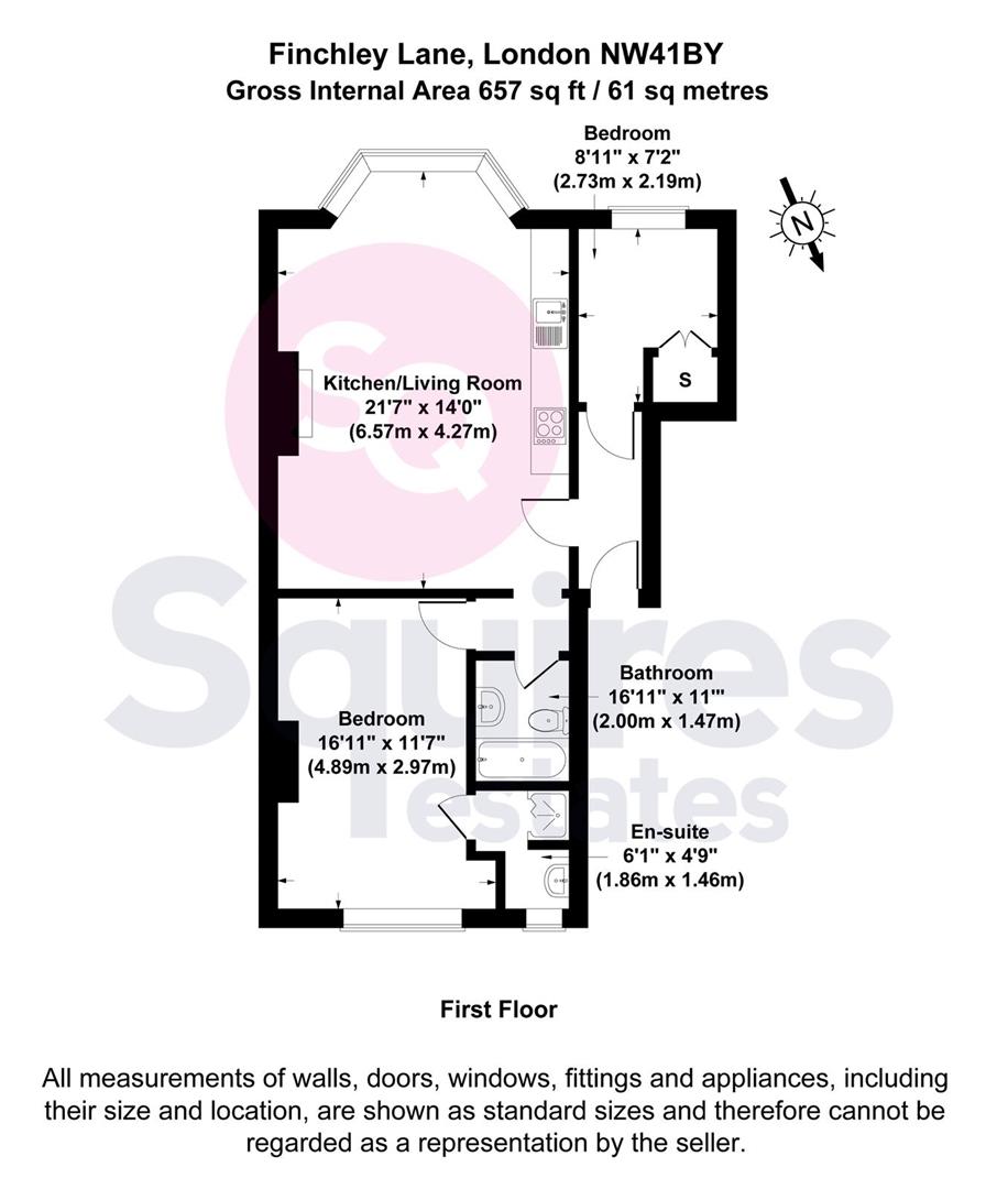 Floorplan for Finchley Lane, Hendon, London