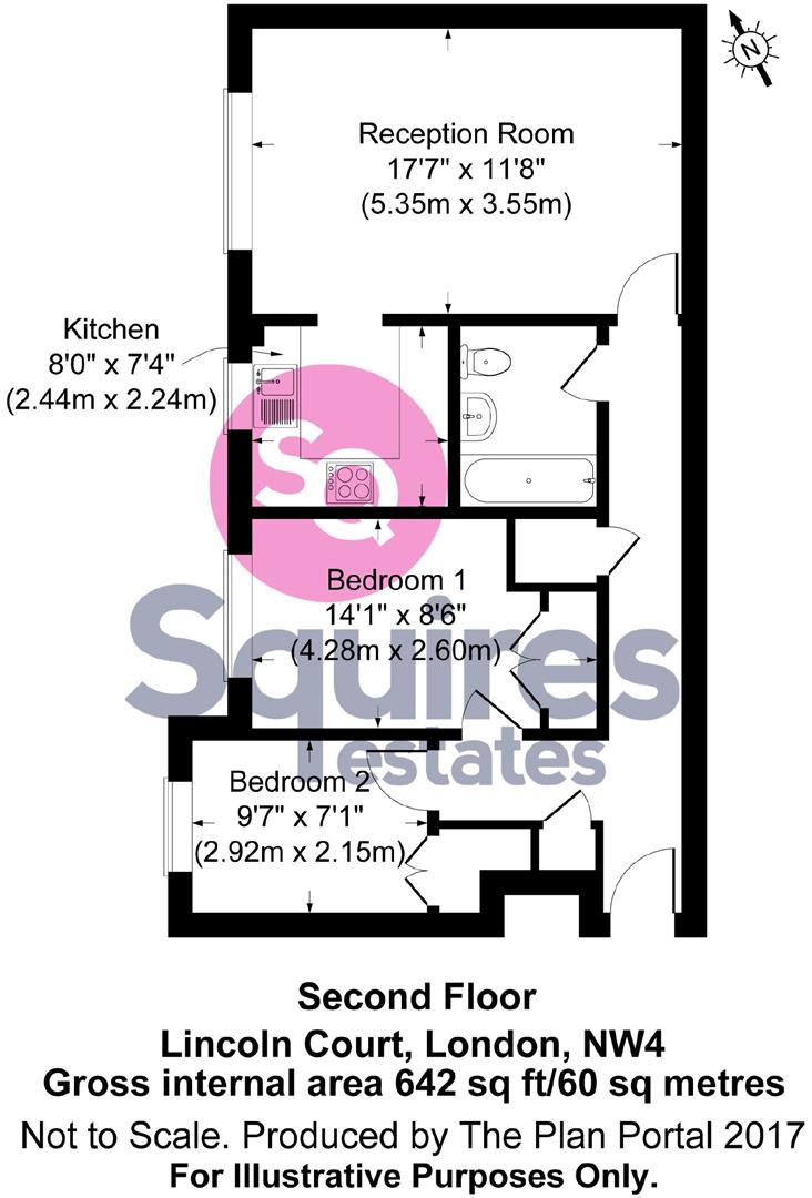 Floorplan for Rickard Close, Hendon