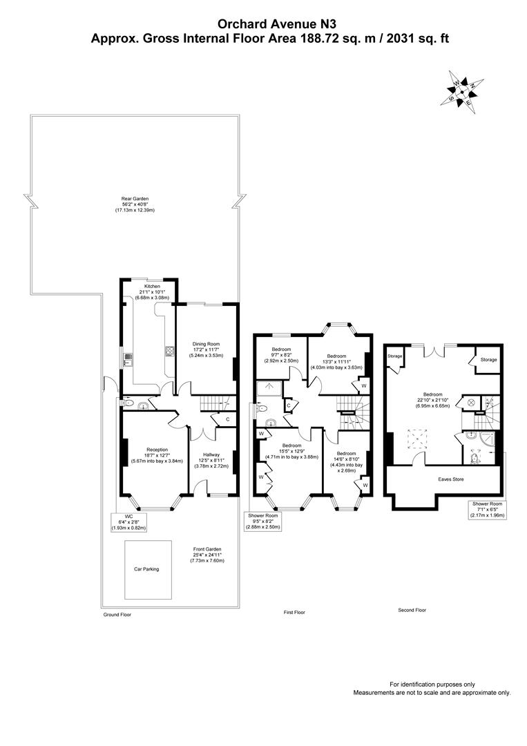 Floorplan for Orchard Avenue, London