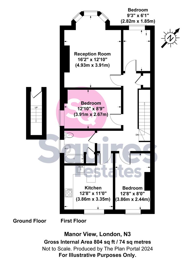 Floorplan for Manor View, London