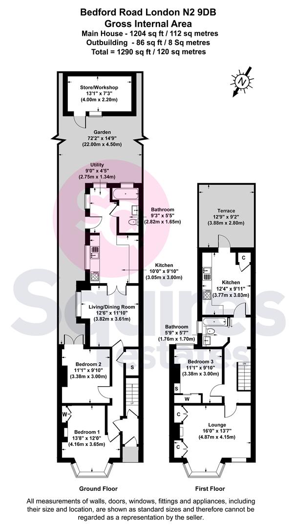 Floorplan for Bedford Road