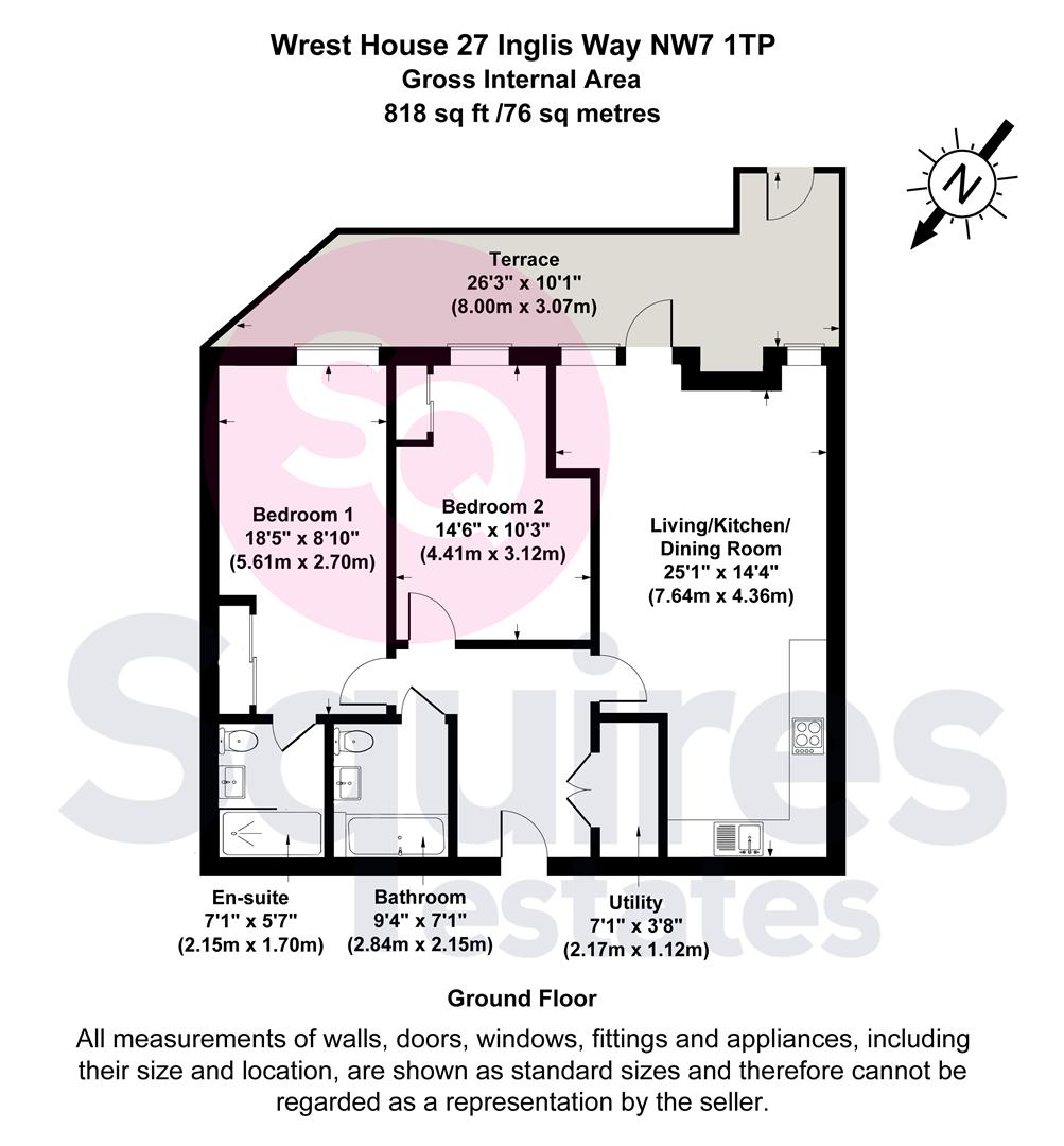 Floorplan for Inglis Way, London