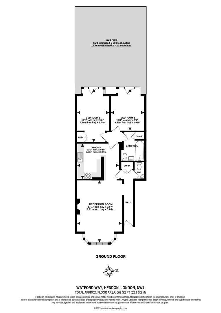 Floorplan for Watford Way, Hendon, London