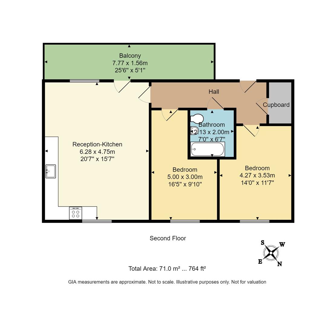 Floorplan for Beagle Close, Mill Hill