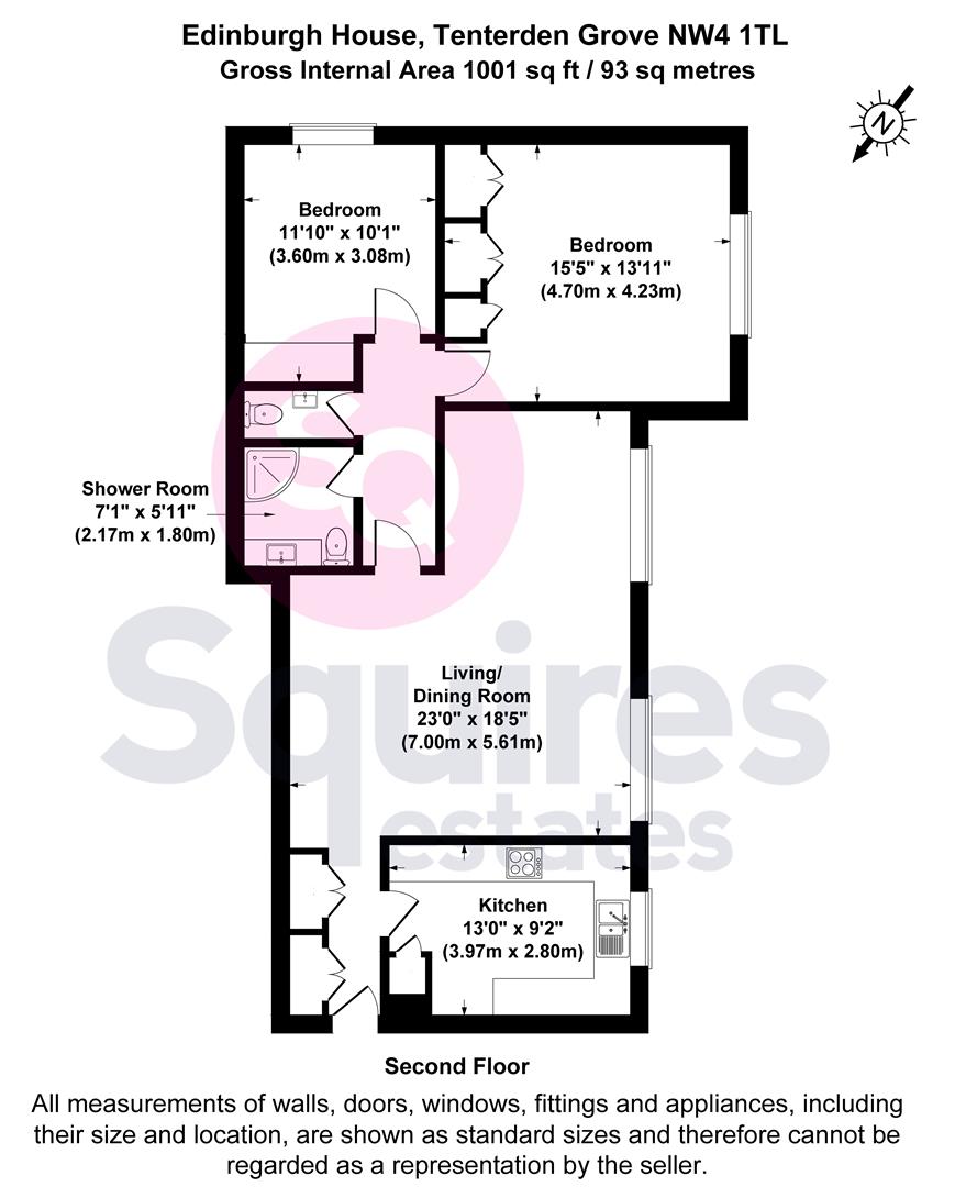 Floorplan for Tenterden Grove, London