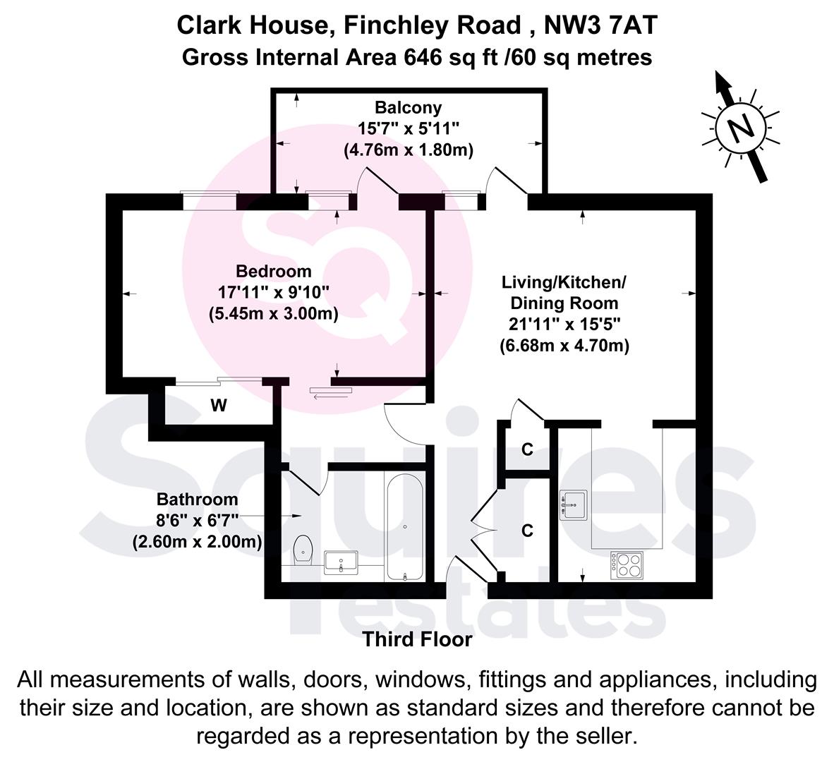 Floorplan for Finchley Road